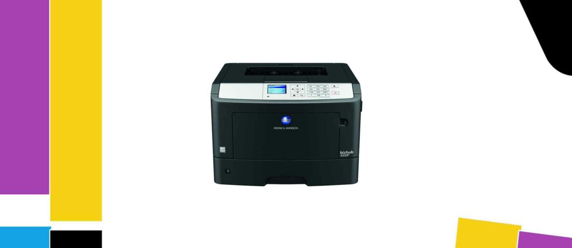 Konica Minolta bizhub 4000P Printer Manual